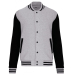  Chaqueta bomber gris y negro personalizada