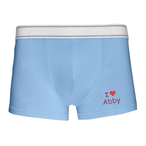 Boxer personalizado azul